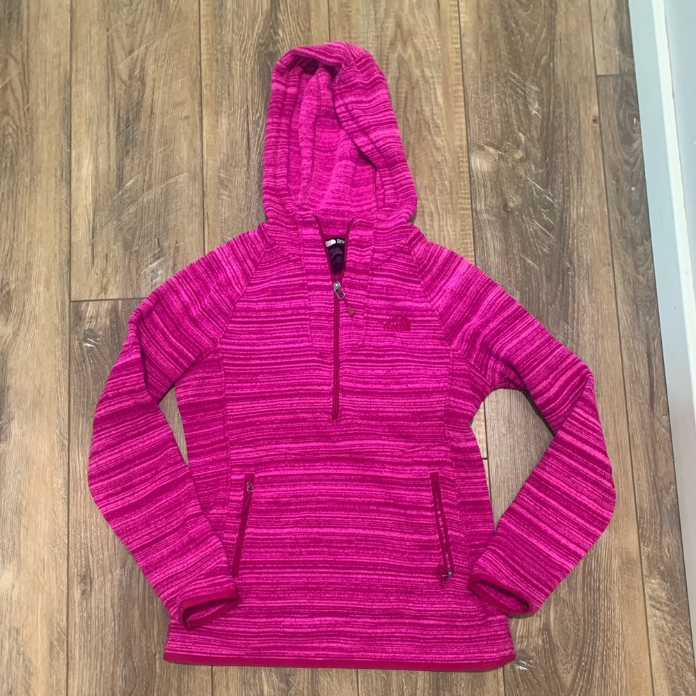 Pink North Face Women’s Small Zip Up Hoodie